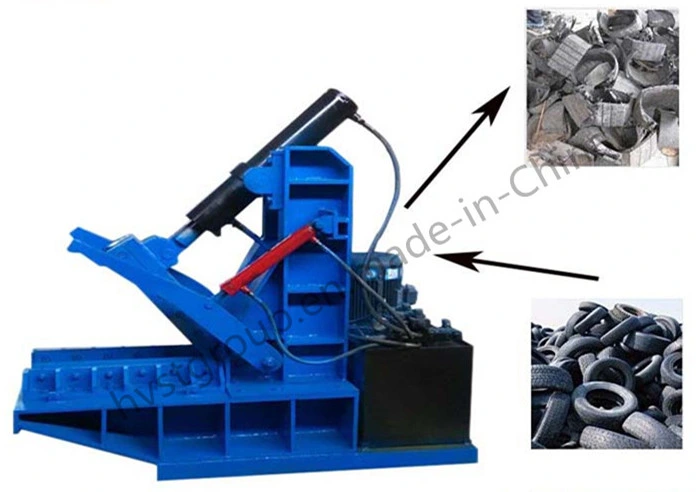 Used Tyre Recycling Plant Fully-Automatic Rubber Crusher Tyre Shredder Machine Plant