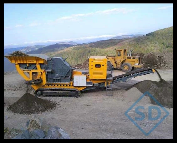 Mobile/Movable Impact Crusher Station for Waste Construction Materials