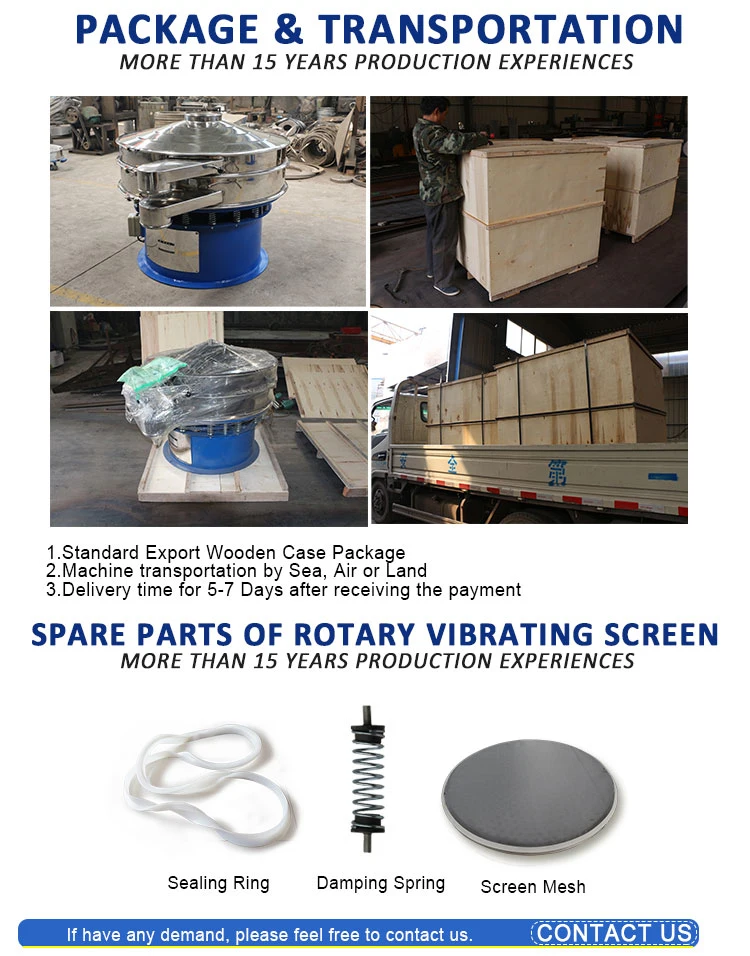 Factory-Specific High-Precision Sieving Ultrasonic Vibrating Screen 2-500 Mesh Sieving Pharmaceutical Powder