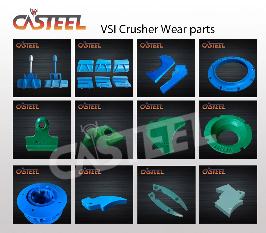 CV228 Rotor Tip Set Wear Plates VSI Crusher Parts
