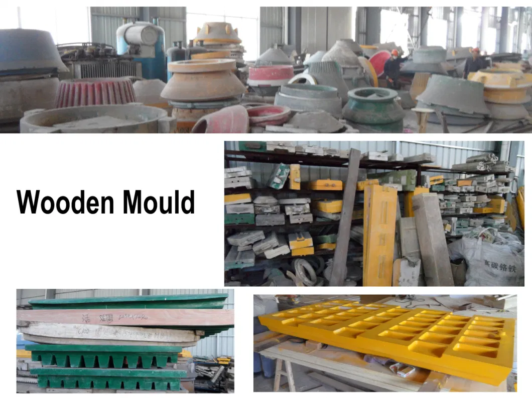 Casting Foundry Crusher Liners Jaw Plates Cone Mantle and Concave Wear Parts Impact Crusher Blow Bars Spare Parts Supplier Price