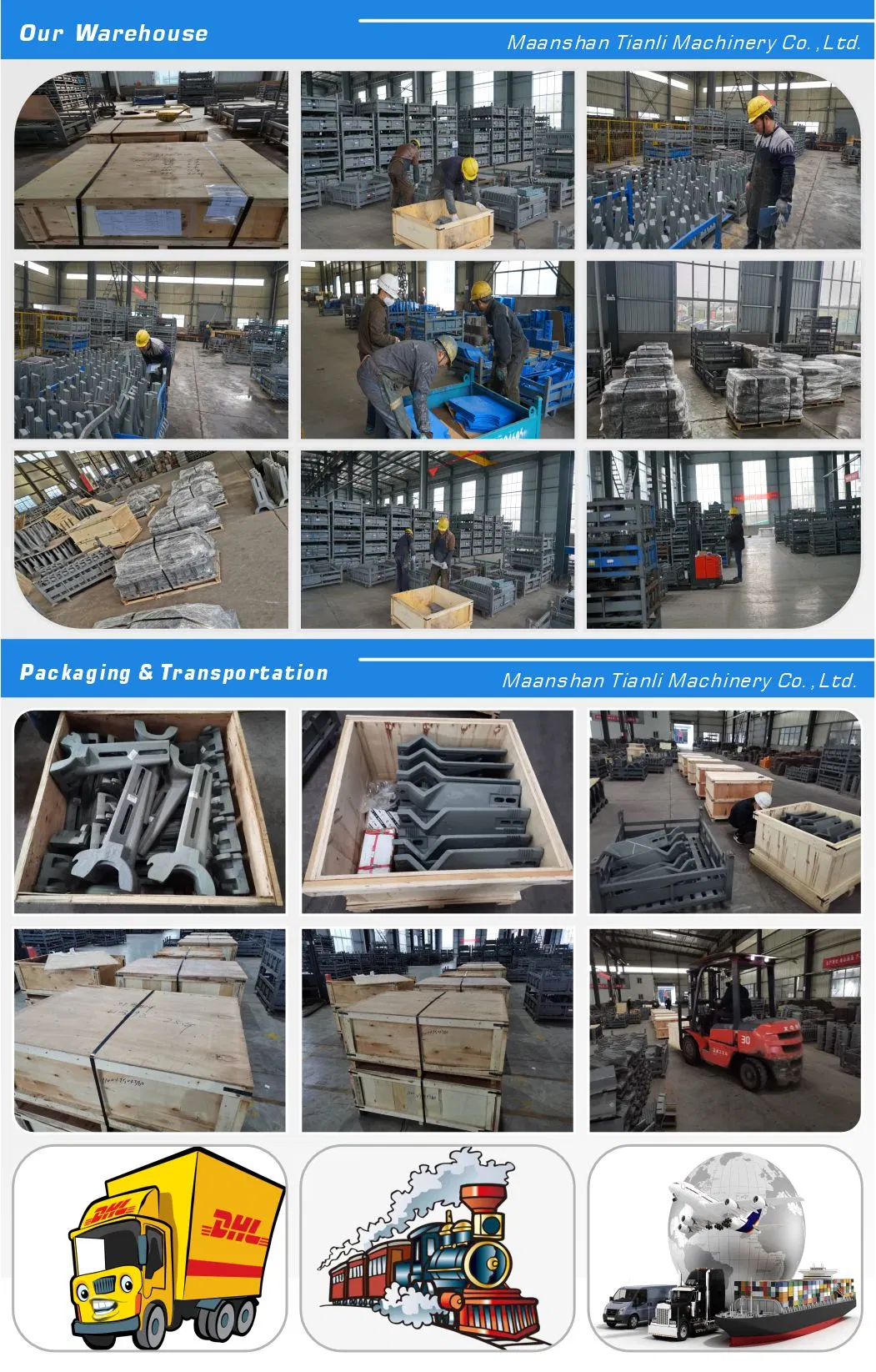 High Manganese Cast Steel Bowl Liner Cone Crusher Wear Parts
