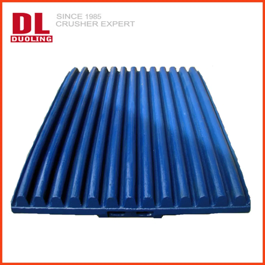 Duoling High Manganese Steel Plate Jaw Crusher Plate Wear Parts