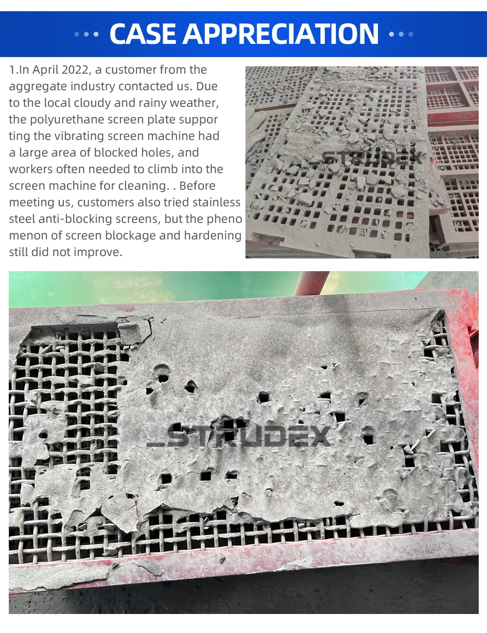 High Quality Fine Mining Vibrating Mesh Sieve Rubber Screen Mesh Panel Manufacturer