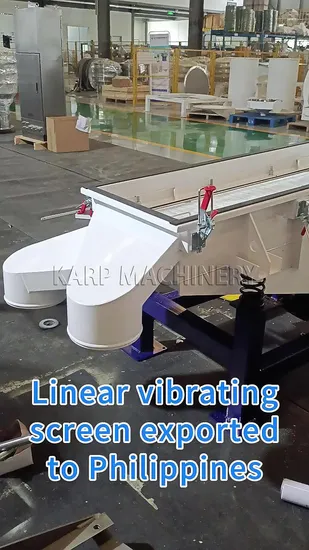 CE Certificate Metal Powder Linear Vibrating Sieve Screening Machine for Aluminium Dross 