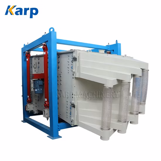Self Cleaning Square Swing Gyratory Vibrating Screen for Sand