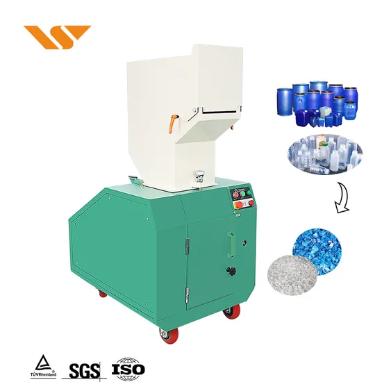 Plastic Bottle Can Shredder Crusher / Waste Beer Bottle Crushing Recycling Equipment 