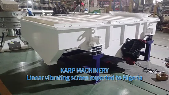 2 Layers Industrial Perlite Ore Rectangle Sieving Machine Mica Linear Vibrating Screen 