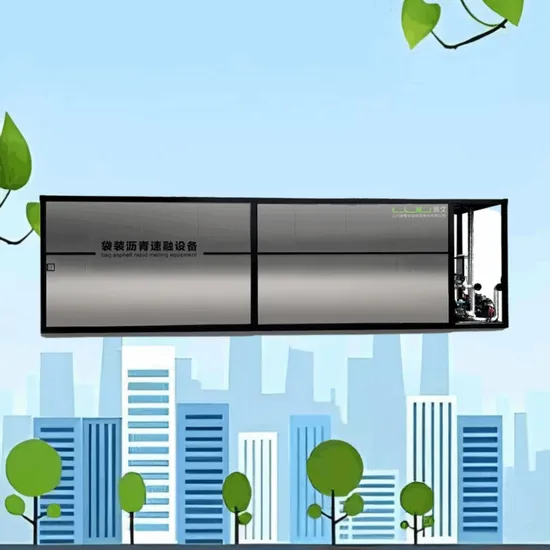 All Purpose Asphalt Melting Facility Suitable for Municipal Road Cleaning 