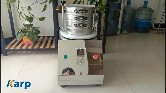 Automatic Powder Round Screening Machine Particle Laboratory Standard Sieve Shaker 