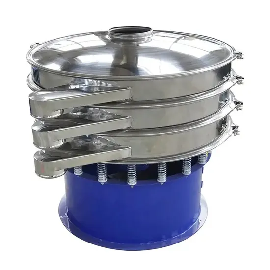 Xxnx High Frequency Wheat Flour Sugar Coffee Circular Rotary Vibrating Screen Separator Machine 